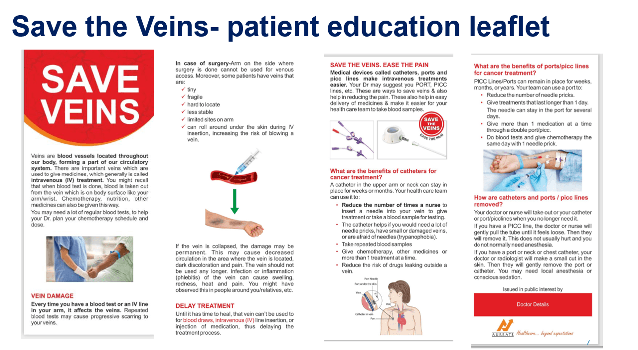 Save the Veins -Patients education booklets-min